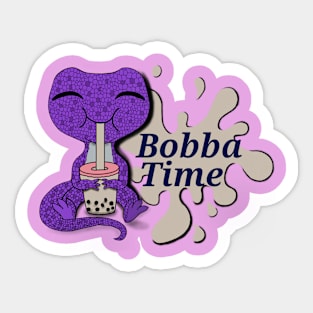 Boba time Sticker